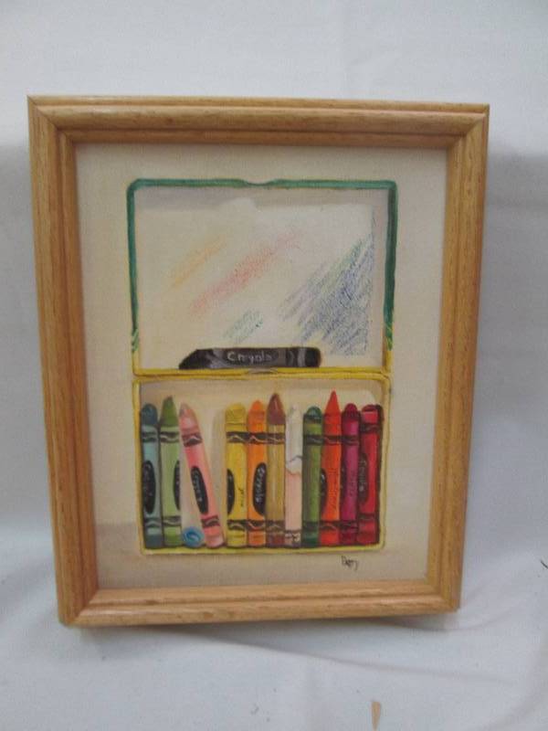 Crayols  painted  by Patricia Stein...