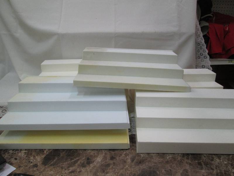 Display shelves...
