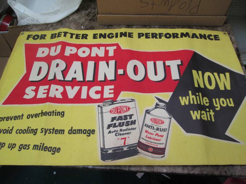 Du point Drain- out service poster...