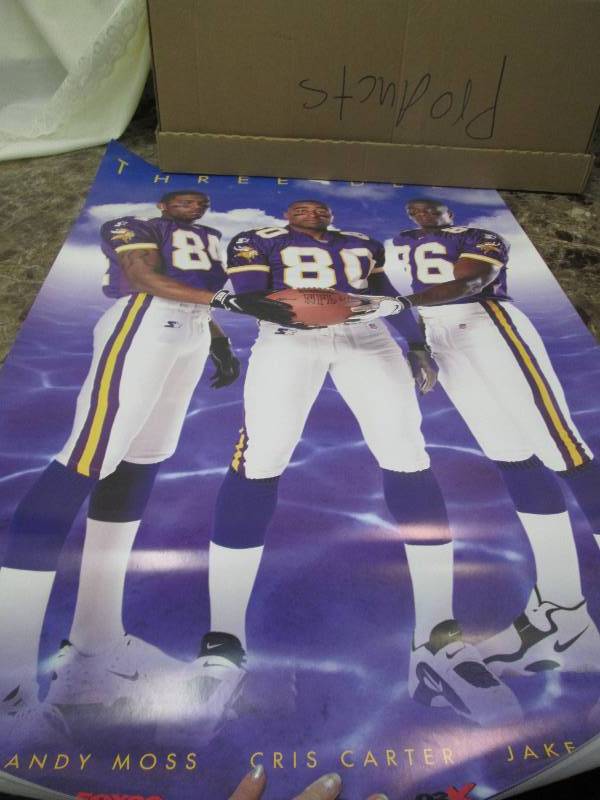 Vikings  randy Moss, Cris Carter a...