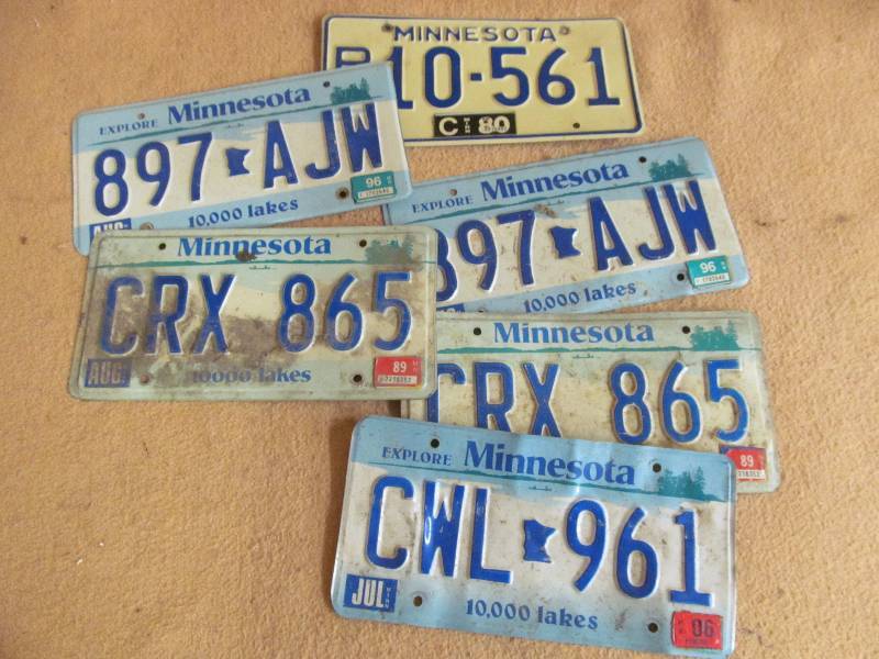 license plates