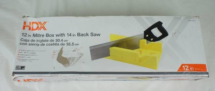 HDX 12 in. Miter Box with Saw