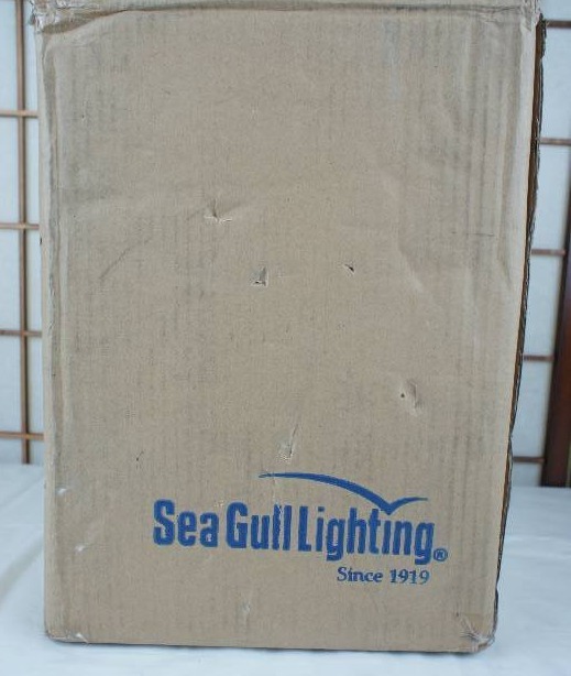 Sea Gull Lighting Lancaster Wall Mount Single-Light Outdoor Polished Brass Fixture