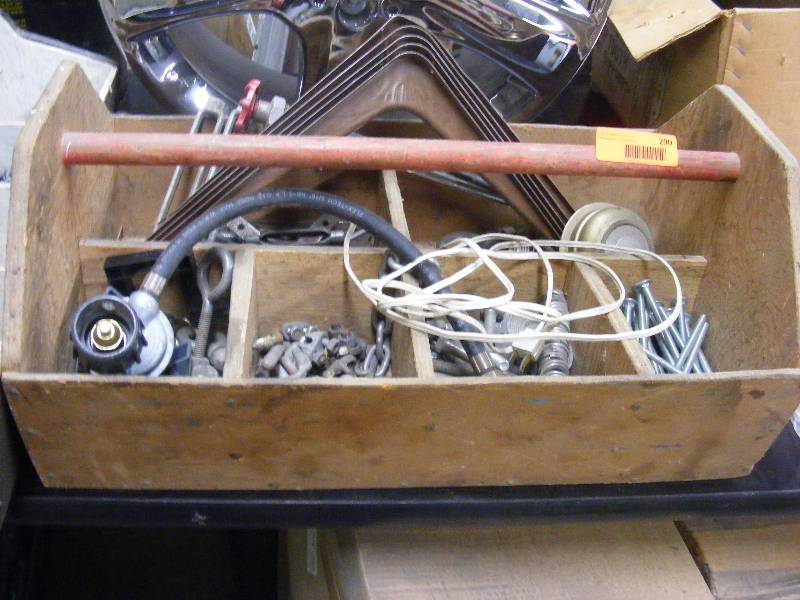 Old Carpenters box with contents