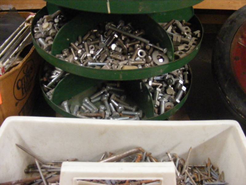 Hardware Carousel with contents