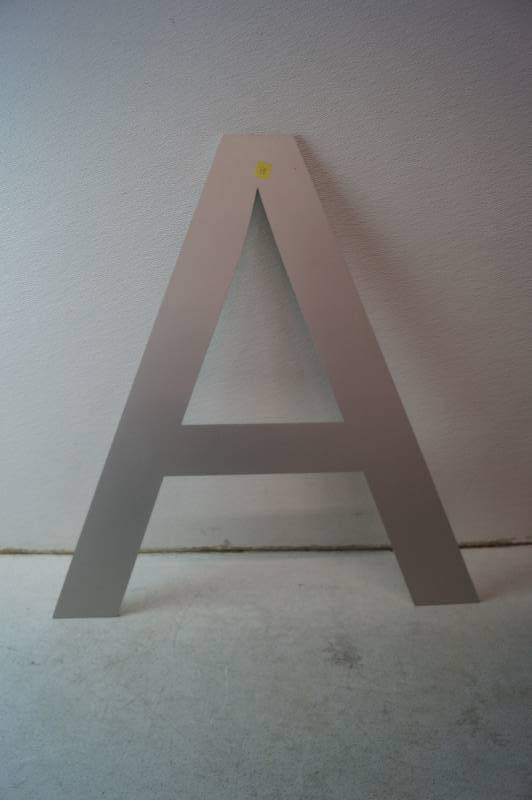Large Aluminum Letter