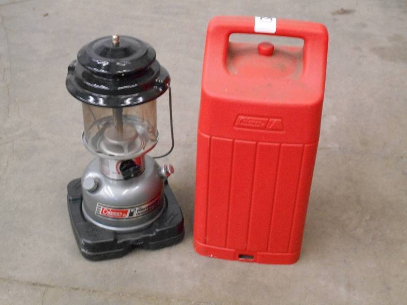 lot 13 image: Coleman Kerosene Camp Lantern With ...