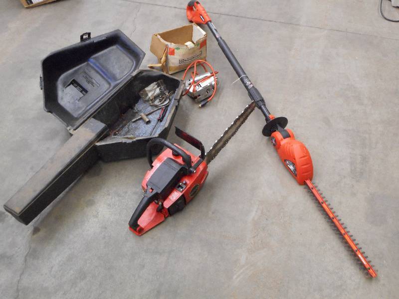 lot 58 image: Lot Of (1) Craftsman Chainsaw With...