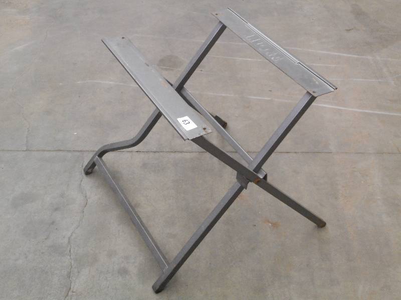 lot 63 image: Folding Portable Tablesaw Stand ...