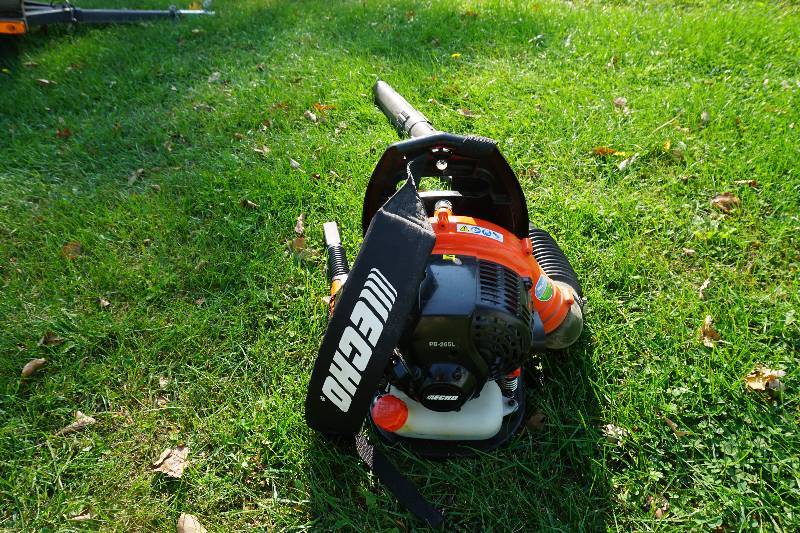 lot 18 image: Echo Model PB265L Power Back Pack Leaf Blower