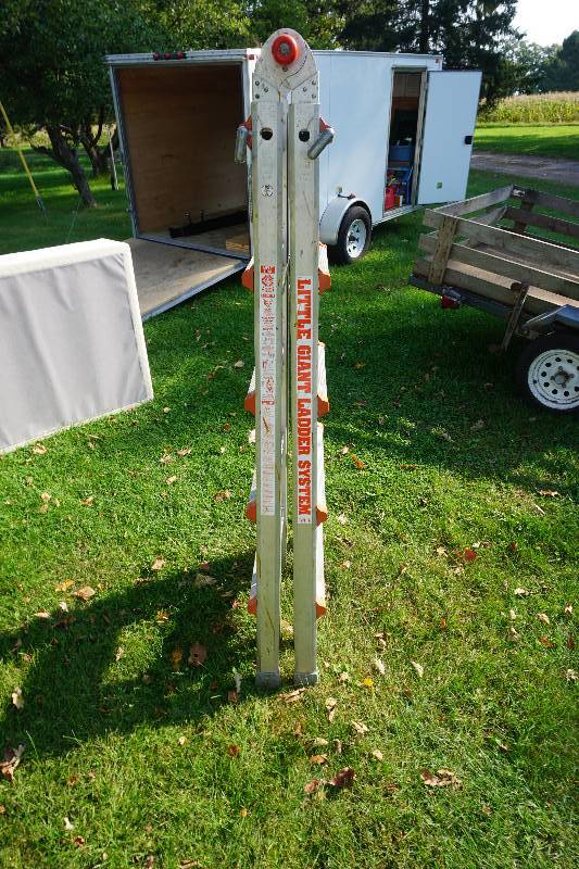 lot 194 image: The Little Giant Model M22 All Purpose Articulating Ladder
