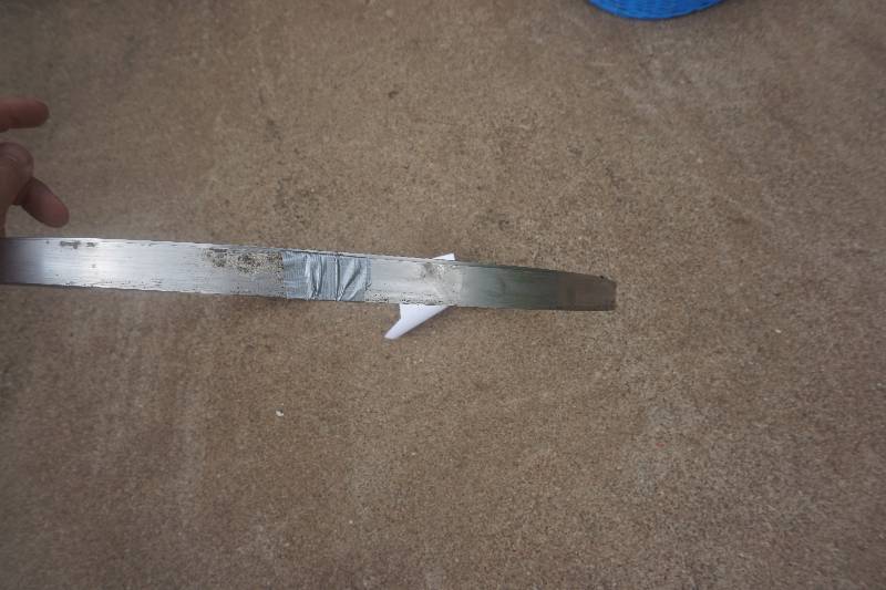 lot 123 image: 1 Partial Roll Of Boat Lift Canopy Metal Bracing
