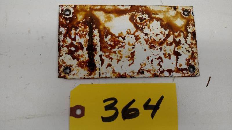 2 Ton Porcelain Sign, 6.5 x 3.5...