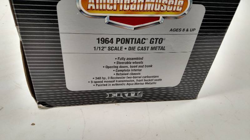 Ertl 1964 Pontiac GTO, 112 Scale,...