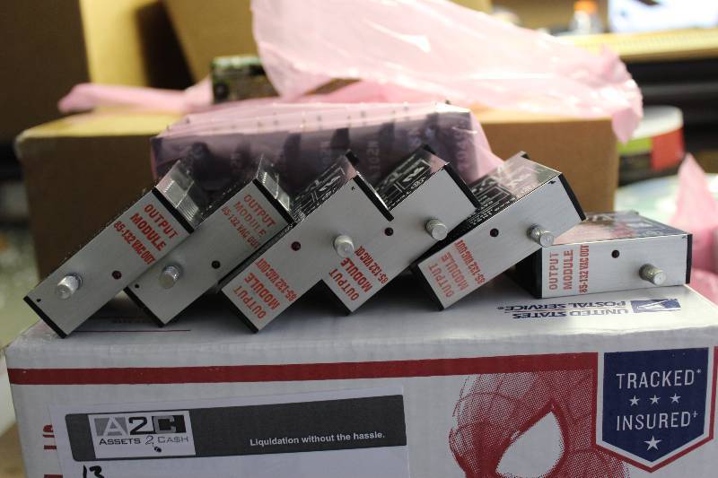 lot 27 image: 6 total SIEMENS TEXAS INSTRUMENTS PLC AC OUTPUT MODULE MODEL 6MT12-40AL