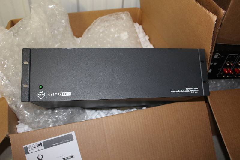 lot 8 image: CM9760-MDA Master Distribution amplifier, tested and operational