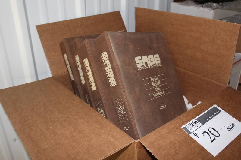 lot 20 image: Vintage Sage in operation and instruction manual