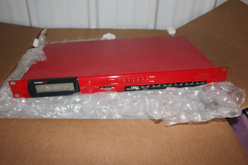 lot 9 image: Firebox watchgaurd tested and operational