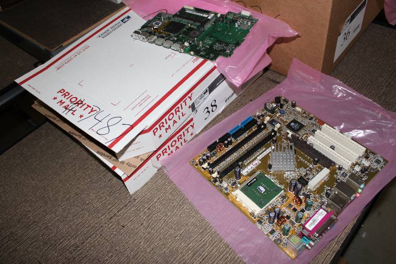 lot 38 image: Desktop motherboard, tested and operational