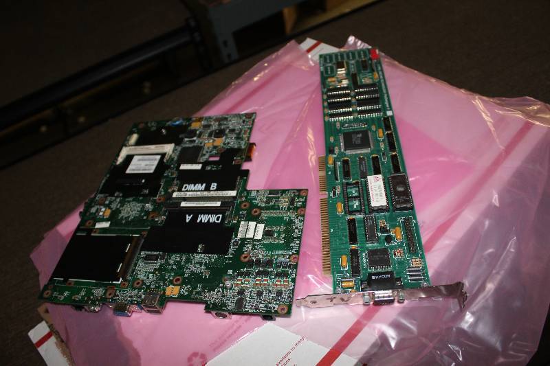 lot 37 image: Video card and circuit board, tested and operational