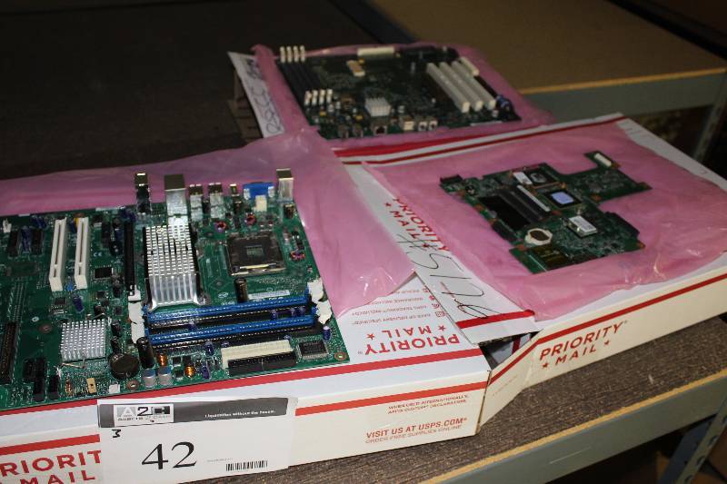 lot 42 image: Desktop motherboard, tested and operational
