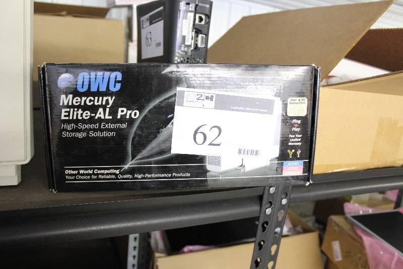 lot 62 image: External hard drive enclosure, tested and operational