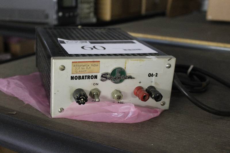 lot 60 image: Sorensen adjustable power supply, tested and operational