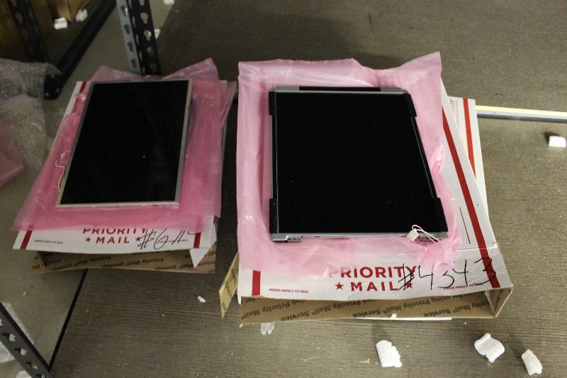 lot 77 image: Lot of (2) Replacement LCD Screens Sharp LM12S40 N133L1-L01.