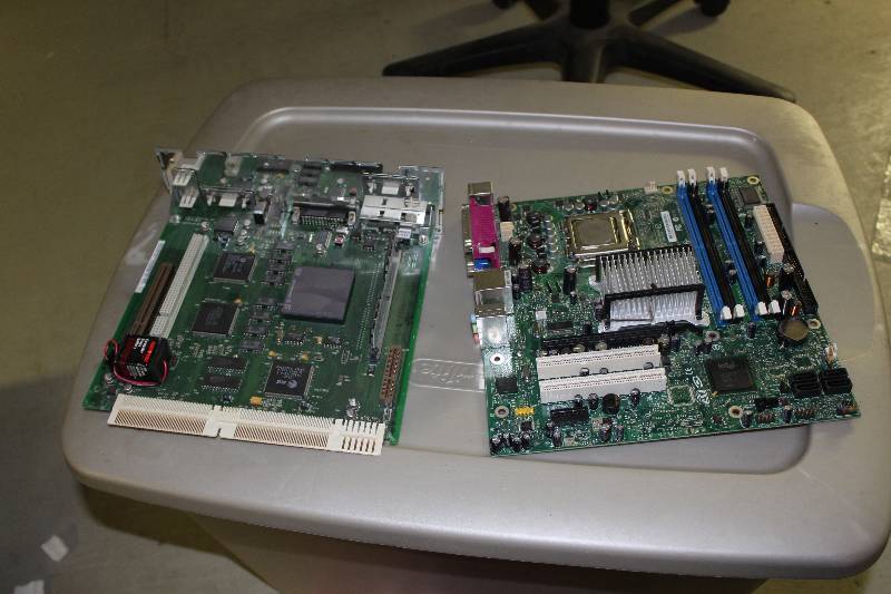 lot 103 image: 2 desktop motherboards, tested and operational