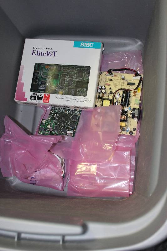 lot 217 image: TV power board, Laptop hard drive, tested and operational