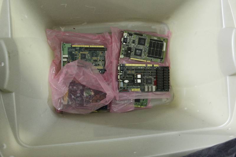 lot 248 image: misc cards, AGP video cards, tested and working