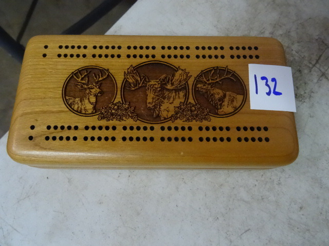 New Wood Cribbage Set