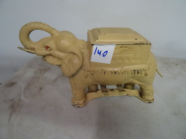 Vintage Cast Iron Cigarette Dispenser