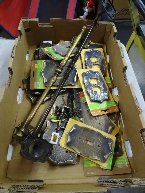 Electrical Plates, Towel Rods, Brass