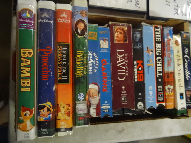 VHS Tapes and CD Movies