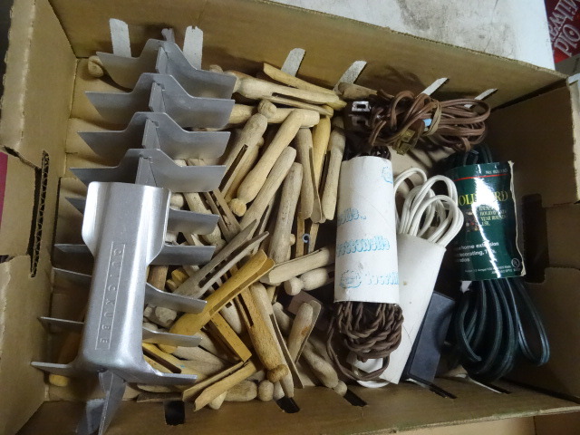 Clothes Pins, Extension Cords