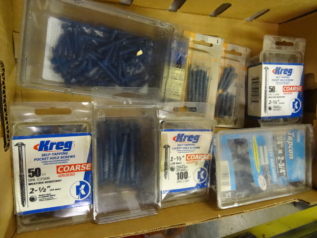 Kreg Screws and Tap Cons