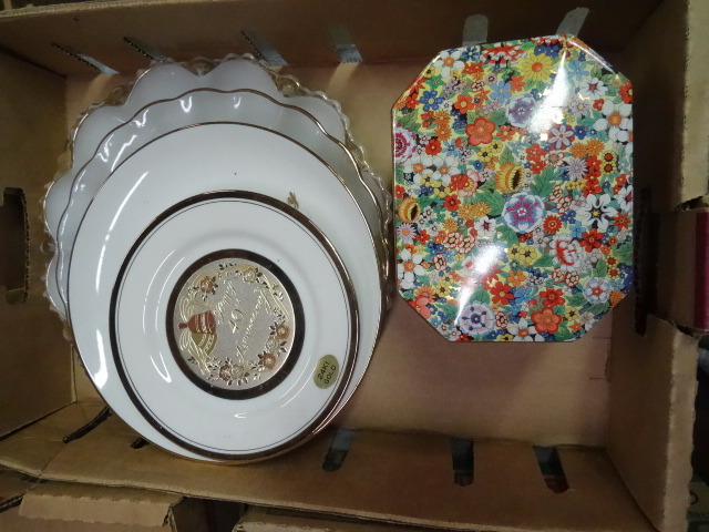 Collectible Plates, Metal Tin