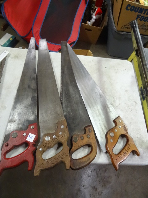 4 Wood Hand Saws