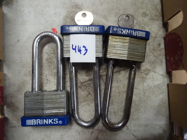 3 Locks with Keys, All Keyed Alive