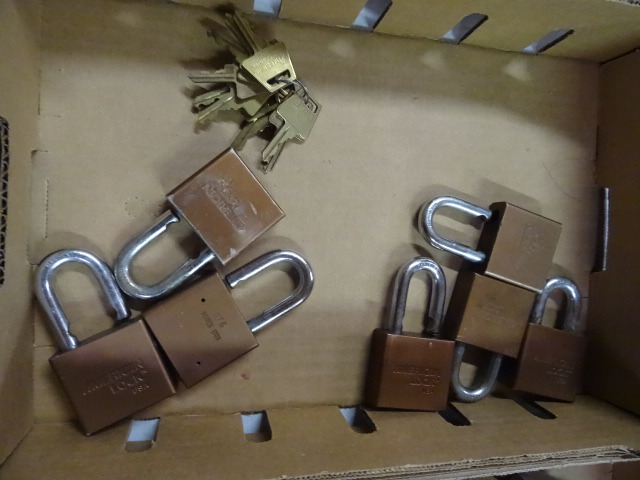 7 American Locks, All Keyed Alive