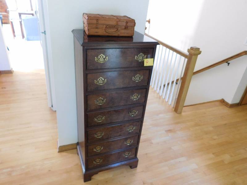 tall 7 drawer lingerie dresser unit well made and sturdy