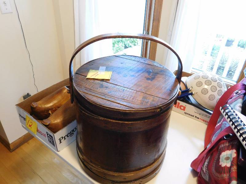Antique Firkin from Norway 1800s used for carrying butter mostly
