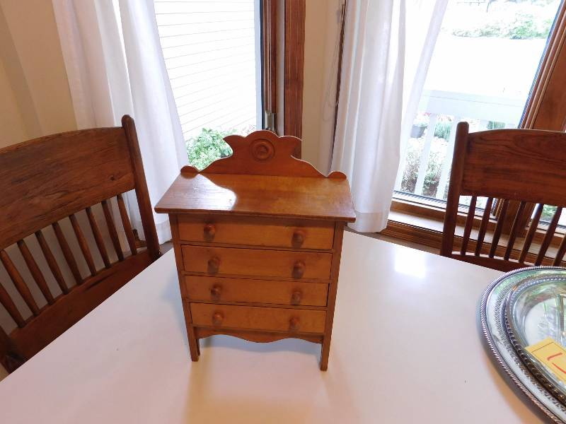 small replica antique dresser