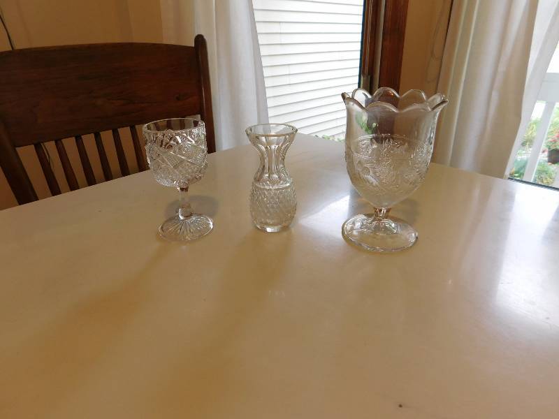 glass serving items