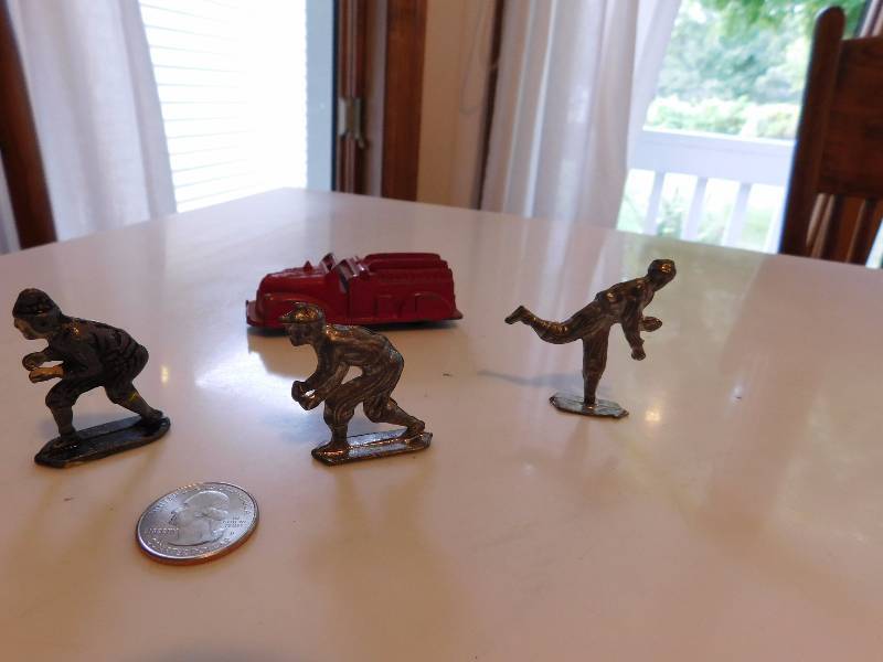 antique metal toys