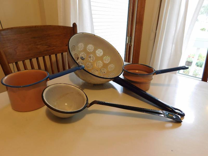 enamelware items see photos