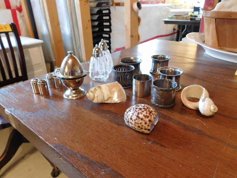 S&P shakers and misc napkin rings