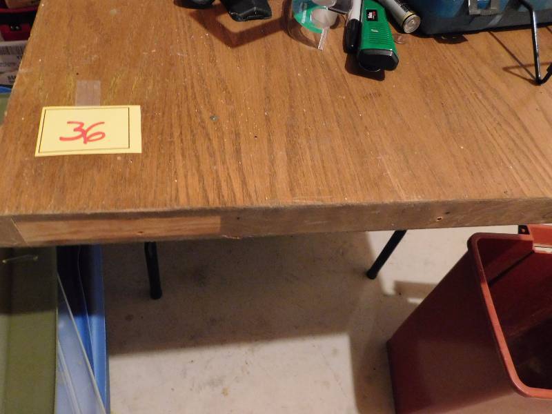 Homemade table made by using a door