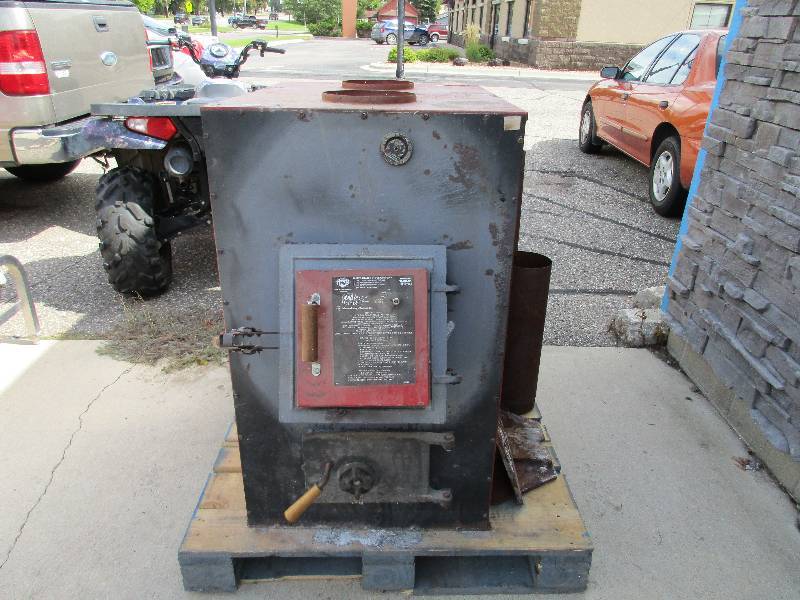 Hotblast wood furnace